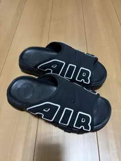 Nike ブラック AIR スライドサンダル　モアテン　モアアップテンポサンダル