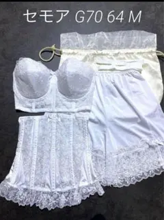 shell♪専用 セモアブライダルインナーC70/64ドロワーズのセット美品 C70 64 M ブライダルインナーセモアドロワーズ