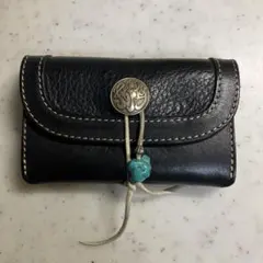 レザー製カードケース 黒