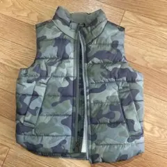 baby GAP 迷彩柄 中綿ベスト 2歳