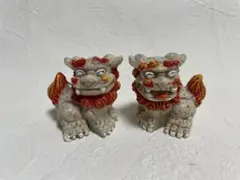 ミニチュア シーサー 置物 2体セット