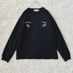 Power To The People 長袖カットソー 刺繍 古着