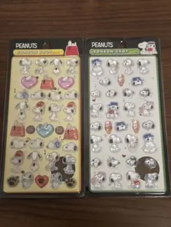 スヌーピーうるちゅるボンボンドロップシール2枚セット