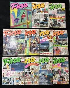 【fine 】ファイン　1981〜1985 サーファーガール　昭和レトロ