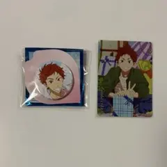 Free! 椎名旭 缶バッジ キラキラアートカード