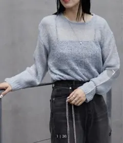 シアーモヘアロングプルオーバー 限定