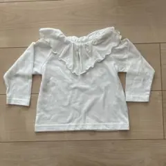 美品！DRC フリル付き長袖カットソー 90