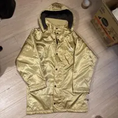 値下げ！adidas ゴールド ベンチコート M