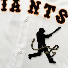 読売 ジャイアンツ 巨人 刺繍ワッペン 長野久義 サイン付きシルエット1