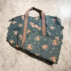 【美品】Cath Kidston キャスキッドソン 花柄 トートバッグ 折り畳み