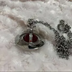 ヴィヴィアンウエストウッド　スモールオーブネックレス　レッド　赤