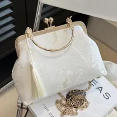 がま口バッグ パーティーバッグ