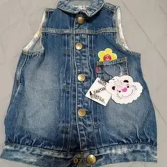 ロデオクラウンズ☆デニムベストＬ