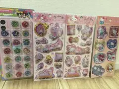 【正規品】　おはじきシール、カプセルシール、ウォーターシール　４枚セット