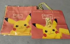 【限定品】東京ばな奈 ピカチュウ トートバッグ ポケモン 紙袋セット②