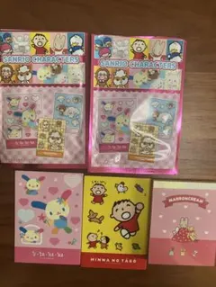 サンリオキャラクター ステッカー　メモ帳