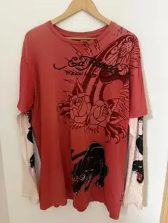 Ed Hardy 長袖カットソー 赤　SWAGのサムネイル