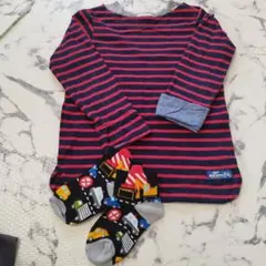 ミキハウス　ロンＴ　靴下