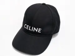 CELINE セリーヌ ロゴ ベースボールキャップ ブラック XL 正規店購入