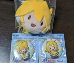 セガラッキーくじ B賞ふわぷちぬいぐるみ 鏡音リン 新品 未使用 初音