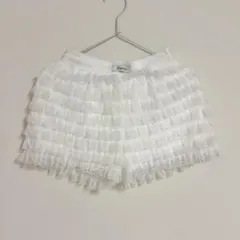 jouetie ジュエティ　レースティアードフリルショートパンツ