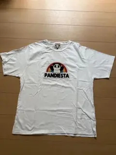 PANDIESTA パンダ刺繍 Tシャツ ホワイト
