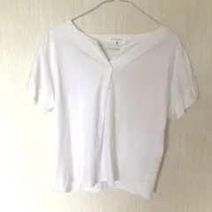 THE SHOP TK 白半袖カットソー Ｔシャツ Ｍのサムネイル