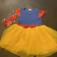 ハロウィン　コスチューム　白雪姫　ワンピース 95cm