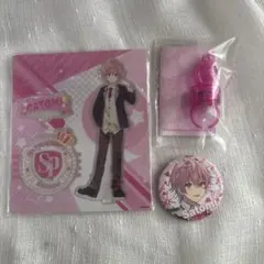 すとぷり さとみ アクスタ リングライト 缶バッジ