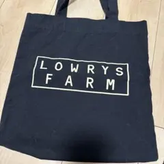 LOWRYS FARM トートバッグ 黒