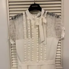 VALENTINO  レース　ワンピース　リボン