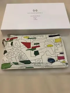 【新品未使用】HERALBONY ミニウォレット 肥後深雪しかくとまるとさんかく 新品未使用】HERALBONY ミニウォレット 肥後深雪しかくとまるとさん