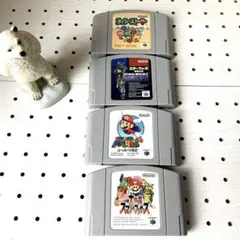 【NINTENDO64 】ニンテンドー64 ゲームソフト4本セットまとめ売り