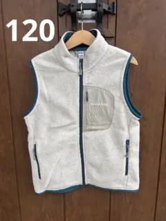 モンベル　キッズ　120 フリースベスト