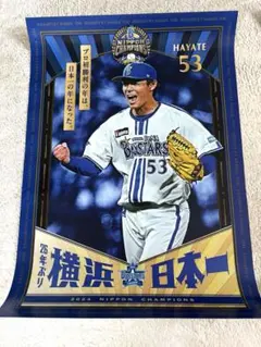 横浜ベイスターズ中川颯・森敬斗　優勝ポスター 横浜ベイスターズ中川颯・森敬斗 優勝ポスター 祝！横浜DeNA