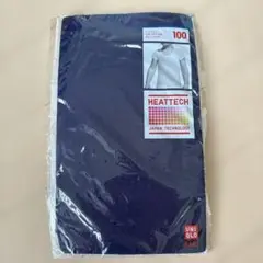 UNIQLO HEATTECH ネイビー 100 ＵネックＴ（半袖）