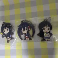 けいおん！　キーホルダー　でふぉラバ！秋山澪　中野梓