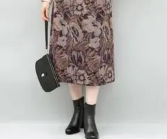 TRUDEA ジャガード　コブラン織り　タイトスカート　ゴシックロリータのサムネイル