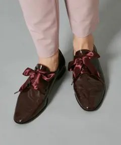 【美品】Au BANNISTER ローファー リボン付きシューズ　38のサムネイル