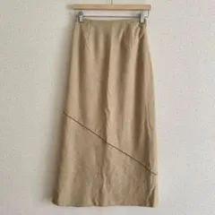 スイヴィ ロングスカート W64 オンワード樫山 きれいめ 切替 ライン 上品