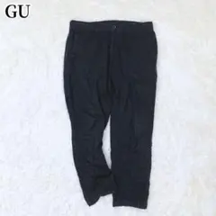 ジーユー GU カジュアルパンツ ブラック シンプル オフィスカジュアル