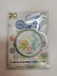 ダッフィー&フレンズ カラフルハピネス ワッペン ジェラトーニ&クッキーアン