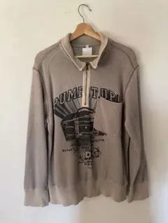 D&G ドルガバ レザートレーナー ロゴプレート ラムスキン 44 中古 D&G ドルガバ レザートレーナー ロゴプレート ラムスキン 44