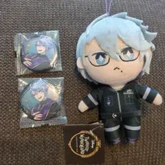 ツイステッドワンダーランド　アズール　運動着ぬいぐるみ　美品タグ付　バッチ未開封