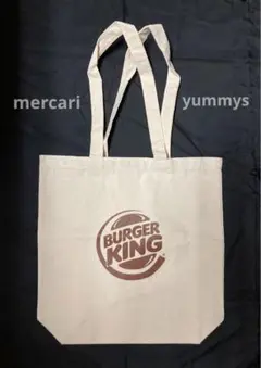 バーガーキング BURGER KING ノベルティエコバッグ キャンバスバッグ