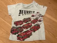まとめ値引き有★SN'I Kids 消防車プリント Tシャツ ライトブルーのサムネイル