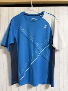 Prince プリンス テニスウェア Tシャツ ブルー Lのサムネイル