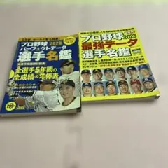 ♦️♦️♦️♦️プロ野球2023最強データ選手名鑑♦️二冊セットお得