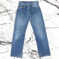 希少 80s USAリーバイス 501 クロカン 赤耳 ハチマル ヴィンテージ 1980年製 USA製 リーバイス501 66後期 濃紺 W29 美品 赤耳