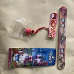 キティーキーホルダー2点　爪ヤスリ 全3点セット